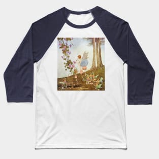 Periwinkle Painting the Petals - Ida Rentoul Outhwaite Baseball T-Shirt